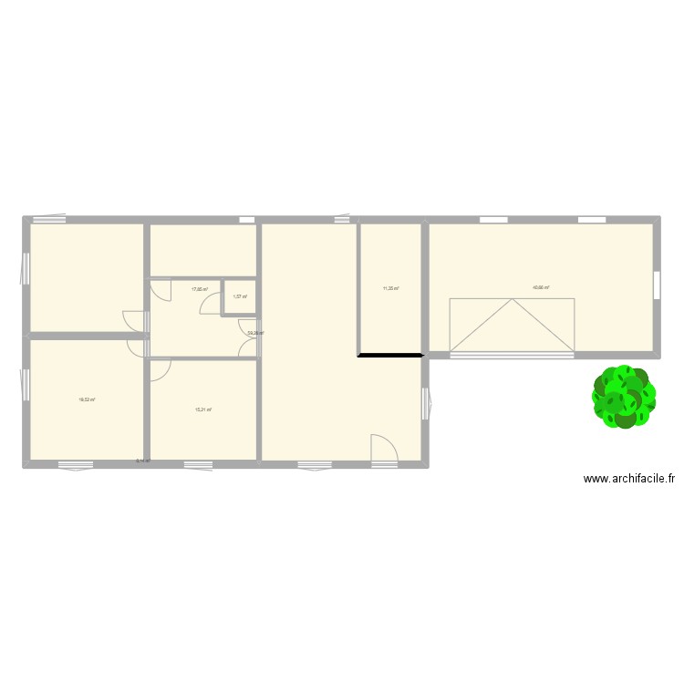 MaisonJC. Plan de 8 pièces et 123 m2