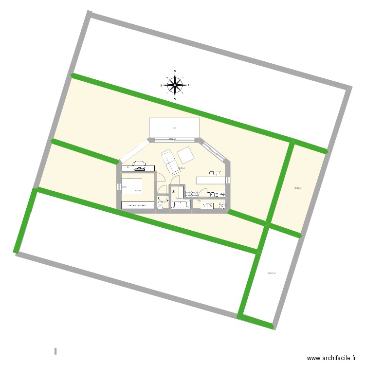 MAISON AUTONOME KS. Plan de 8 pièces et 192 m2