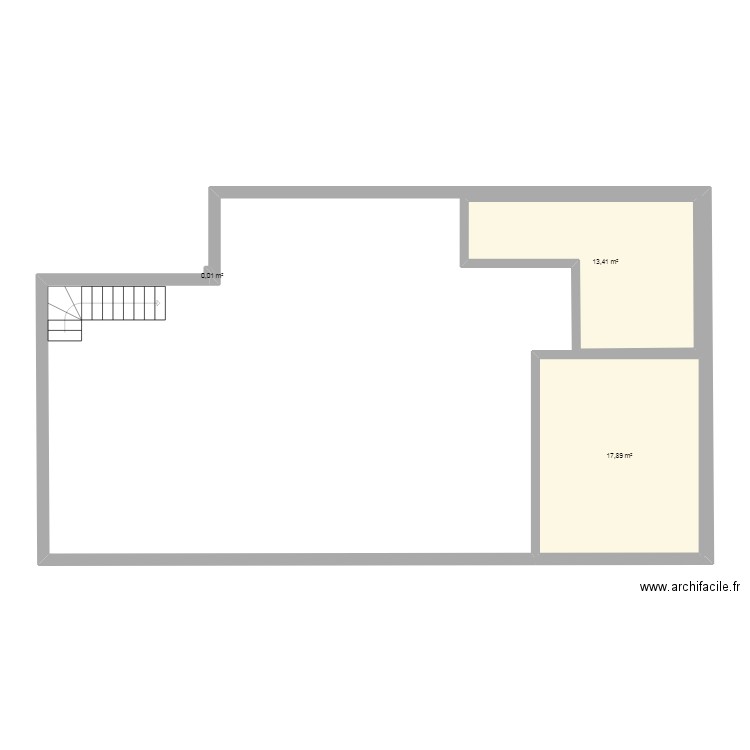 maison 1. Plan de 3 pièces et 31 m2