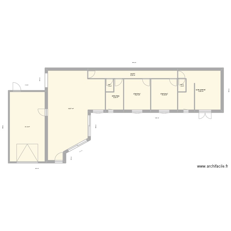 plan roussillon 2023 3 chambre modifi 3. Plan de 9 pièces et 138 m2