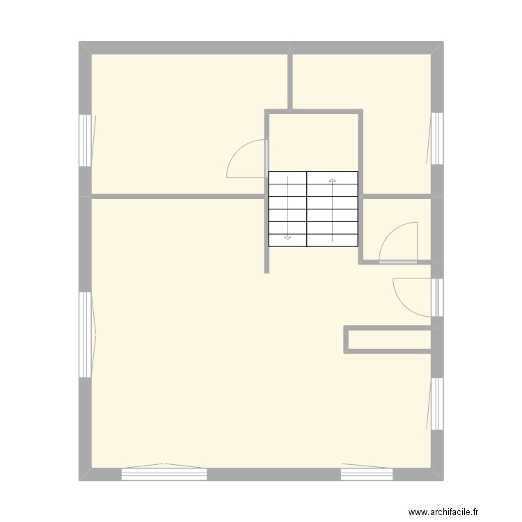 hlg. Plan de 4 pièces et 60 m2