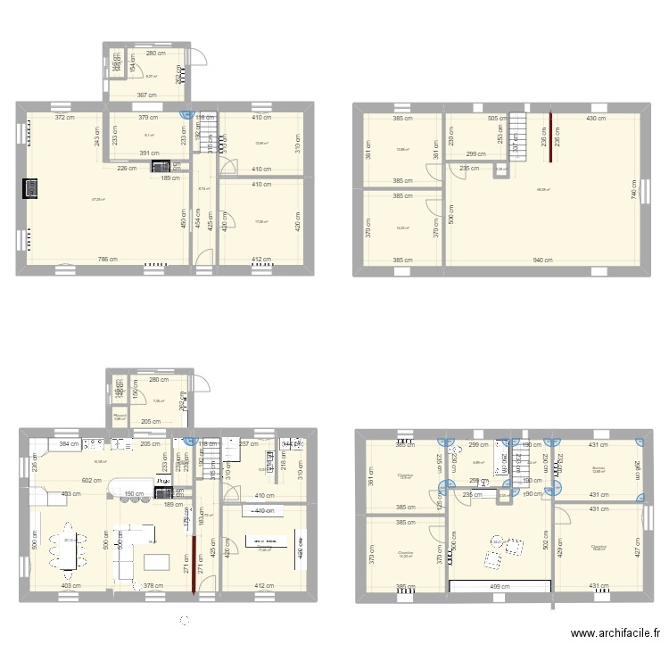 Maison Océane & Clément. Plan de 31 pièces et 402 m2