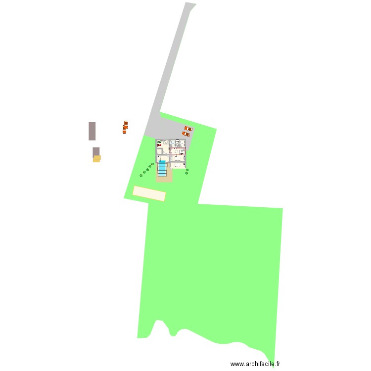 IMPLANTATION COUCOURON1. Plan de 9 pièces et 146 m2