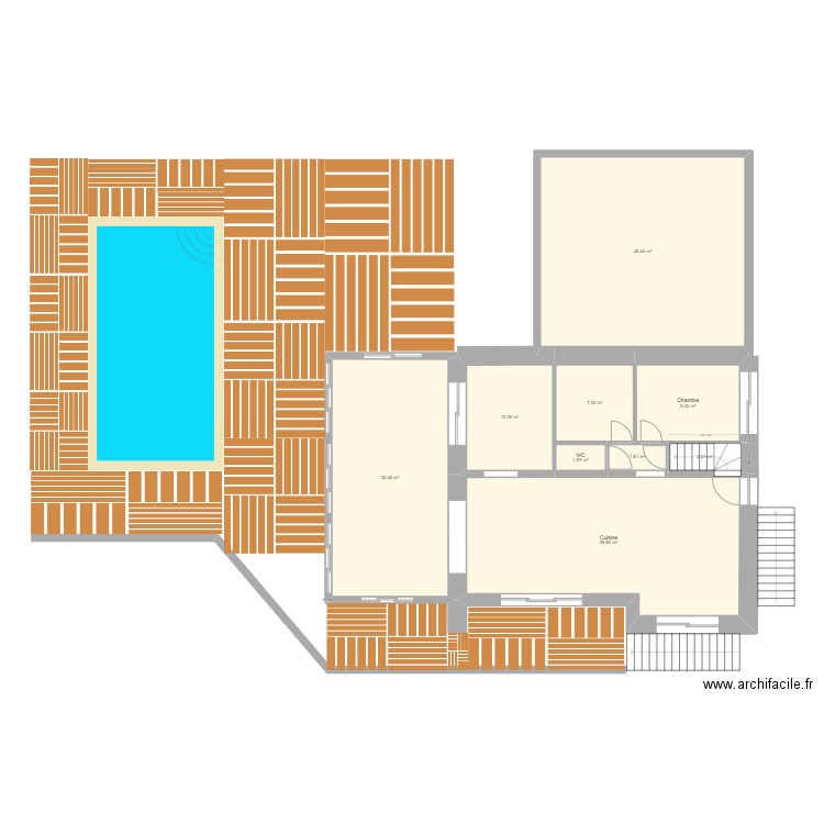MAISON ARCHI1. Plan de 31 pièces et 393 m2