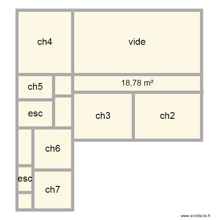 flaurèneniveau1. Plan de 14 pièces et 244 m2