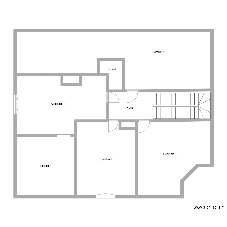 Orsay/Pavillon/R+2. Plan de 9 pièces et 127 m2