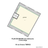 octave tierce PLAN DE MASSE des bâtiments 2 eme étage  
