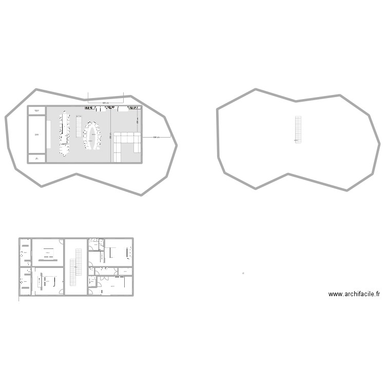 Villa AGUA Calque. Plan de 16 pièces et 1189 m2
