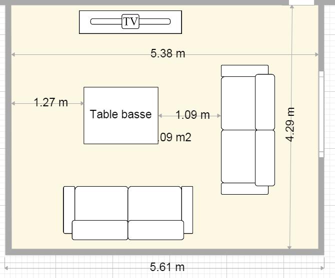 plan de maison échelle