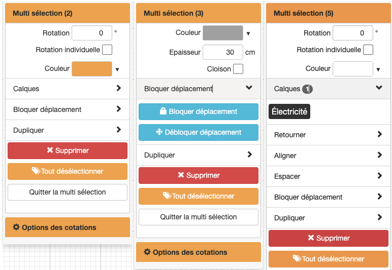Sélection multiple : modifiez tout en une seule fois