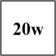 20w