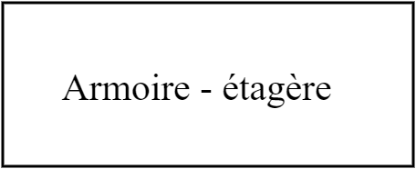 Armoire - étagère h193