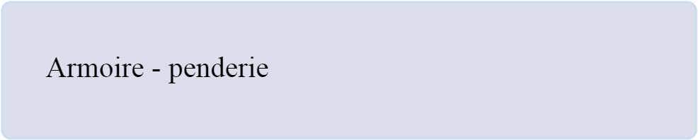 Armoire - penderie 150 cm