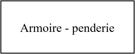 Armoire - penderie 150 cm