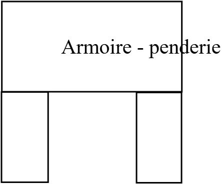 Armoire - penderie 200 cm