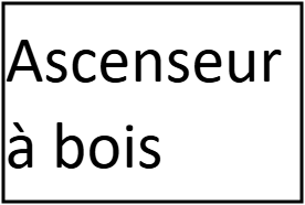 Ascenseur à bois 36Lx24Px24poH