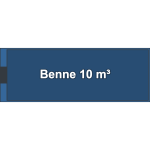 Benne à crochet 10 m³