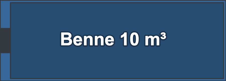 Benne à crochet 10 m³