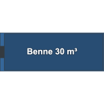 Benne à crochet 30 m³