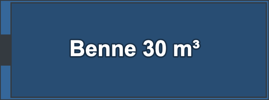 Benne à crochet 30 m³