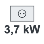 Borne de recharge 3,7 kW monophasé