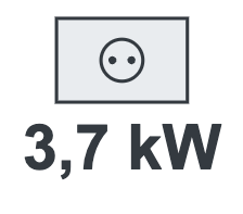 Borne de recharge 3,7 kW monophasé