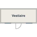 Bungalow vestiaire