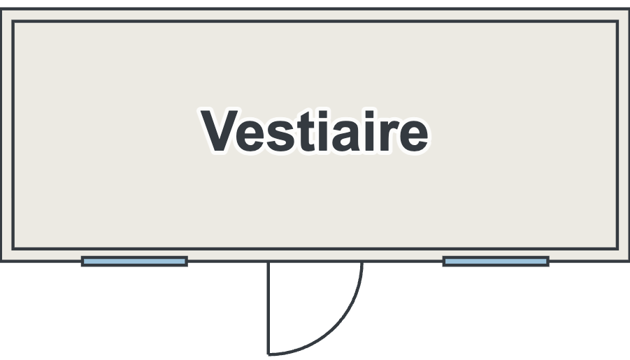 Bungalow vestiaire
