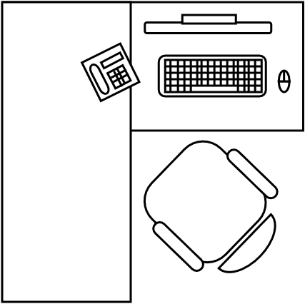 Bureau angle