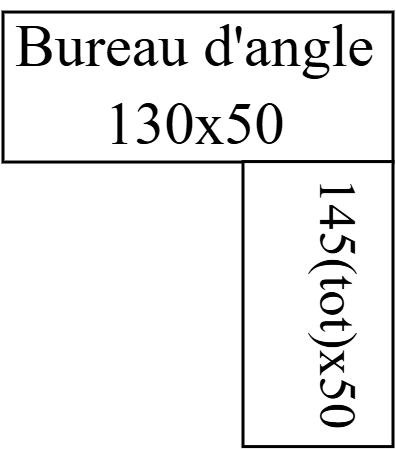 Bureau d'angle