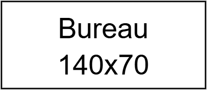 Bureau Prologia 140x70