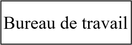 Bureau de travail