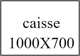 CAISSE 1000 X 700