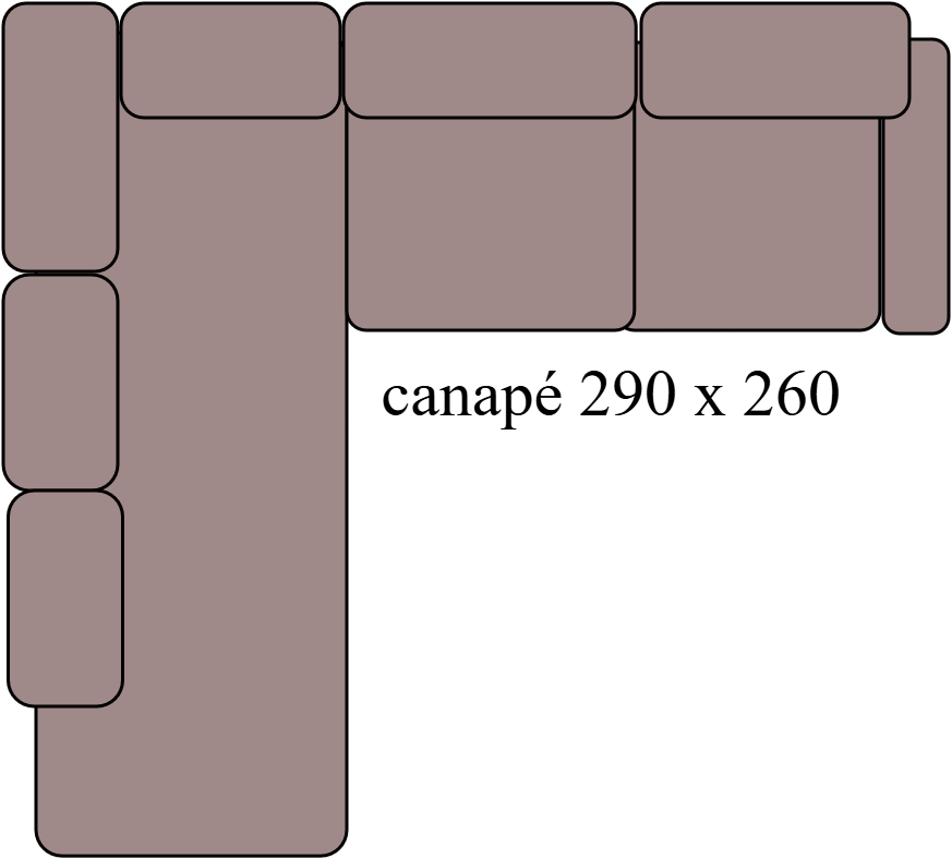 Canapé d'angle gauche