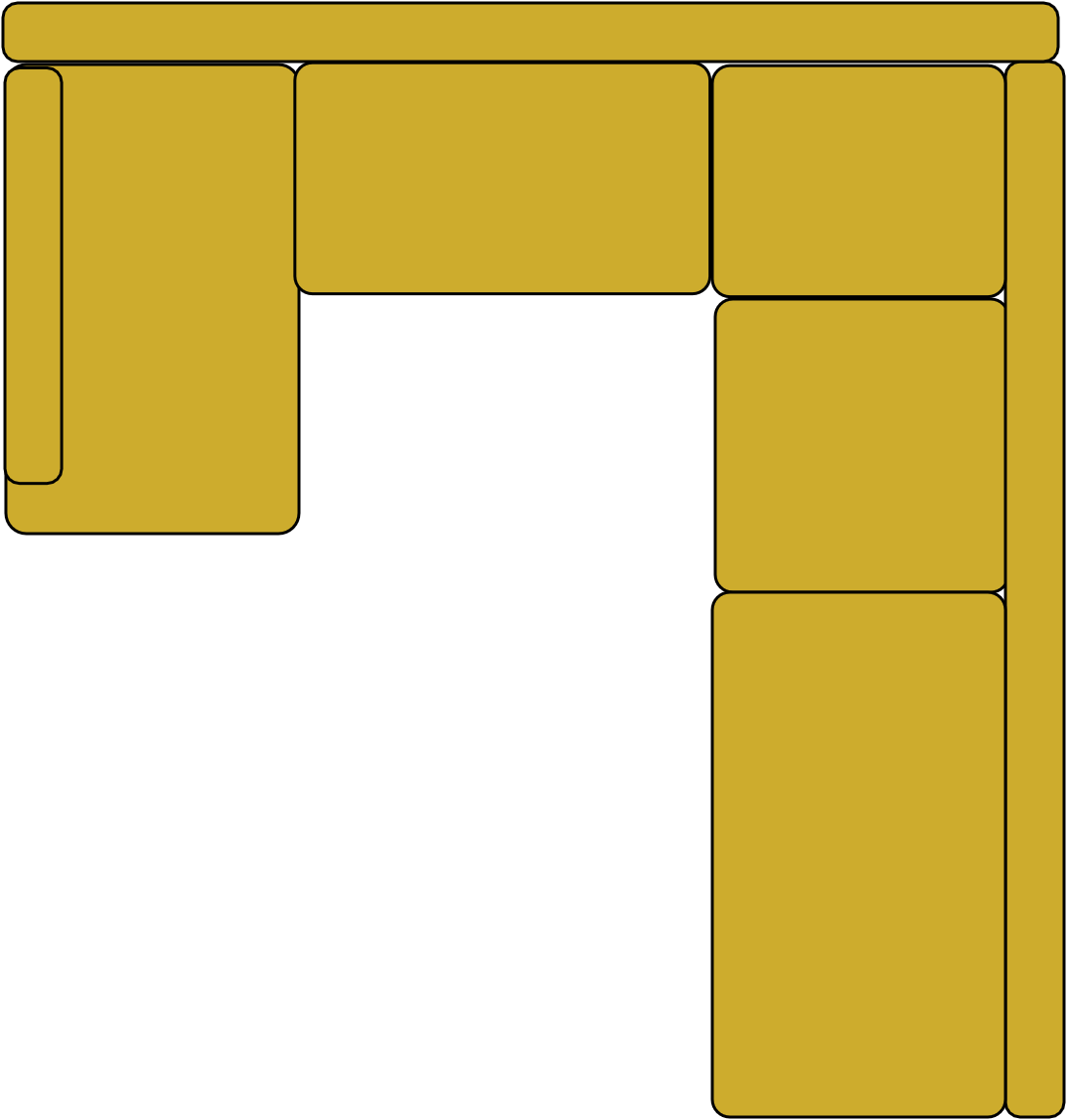 Canapé d'angle + méridienne