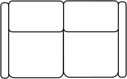 Canapé 2 places ikea