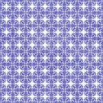 Carreaux de ciment étoilés bleus