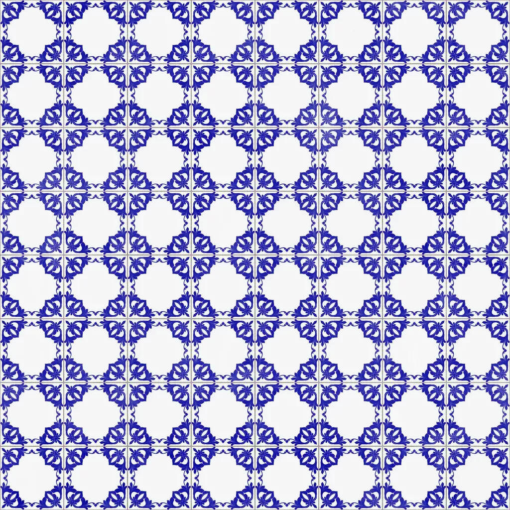 Carreaux de ciment à médaillons