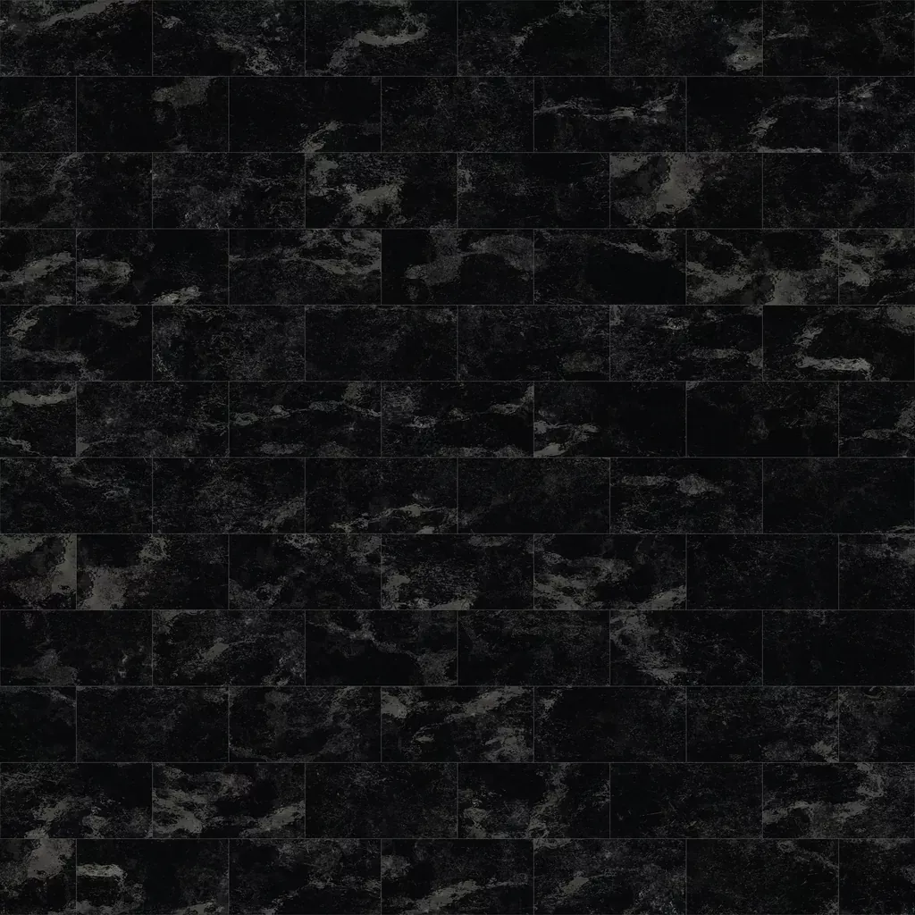 Carrelage marbre noir