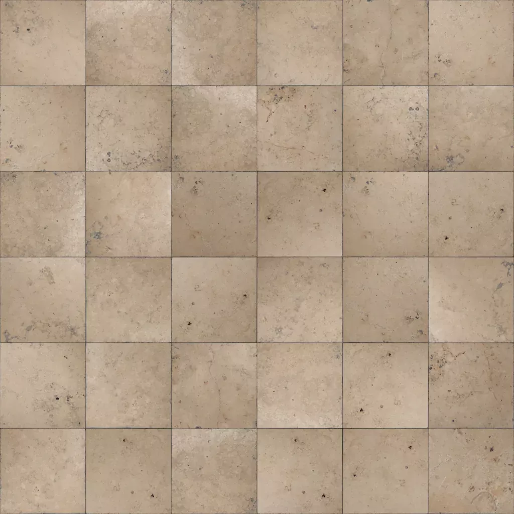Carrelage travertin crème