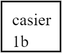 casier 1b