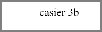 casier 3b