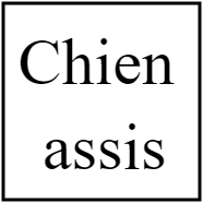 Chien assis
