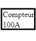 Compteur 100A/600V