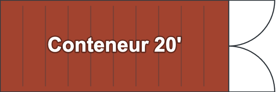 Conteneur 20 pieds