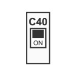 Disj. C40 1P+N