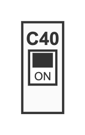 Disj. C40 1P+N