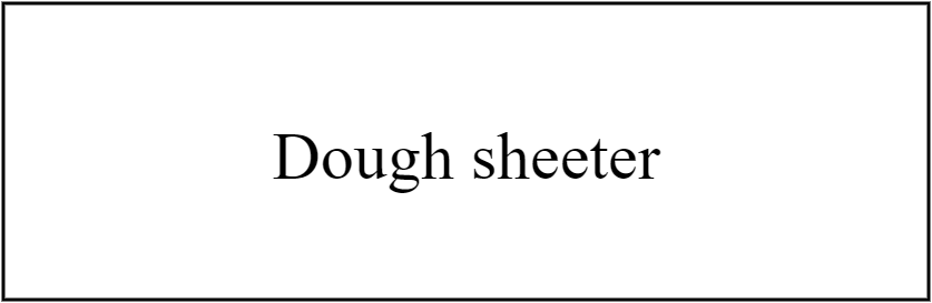 Dough Sheeter