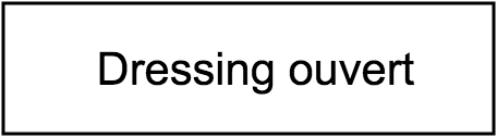Dressing ouvert