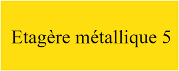 Etagère métallique 5